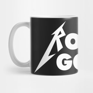 Metallica 'Rock God' Design in White Mug